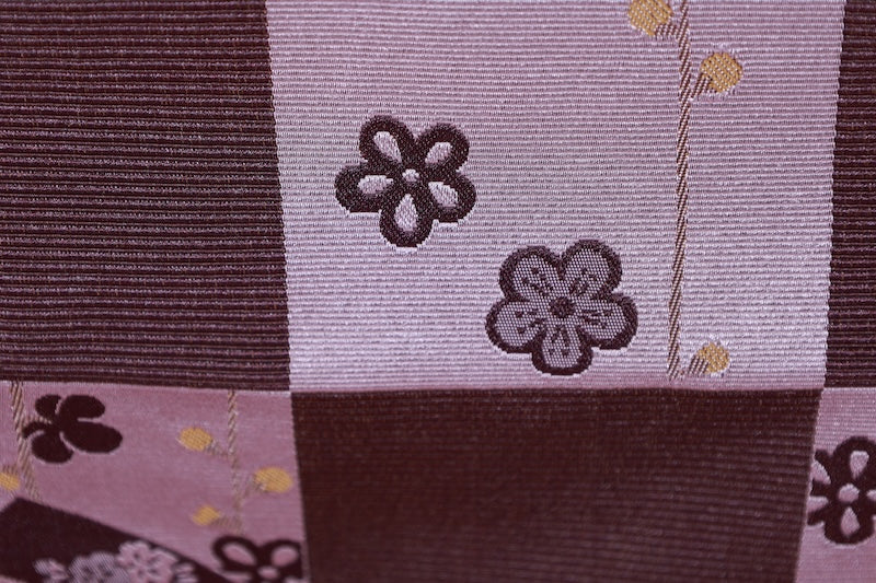 Japanese used sash belt (Nagoya-obi) polyester  /B1282