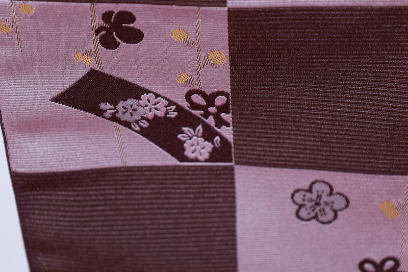 Japanese used sash belt (Nagoya-obi) polyester  /B1282