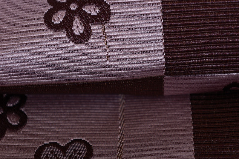 Japanese used sash belt (Nagoya-obi) polyester  /B1282