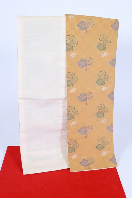 Japanese used sash belt (Nagoya-obi) polyester  /B1280