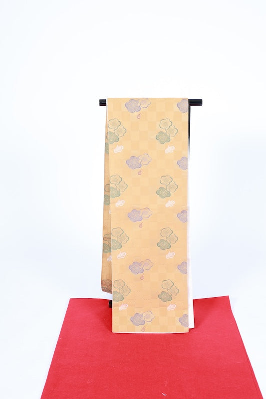 Japanese used sash belt (Nagoya-obi) polyester  /B1280