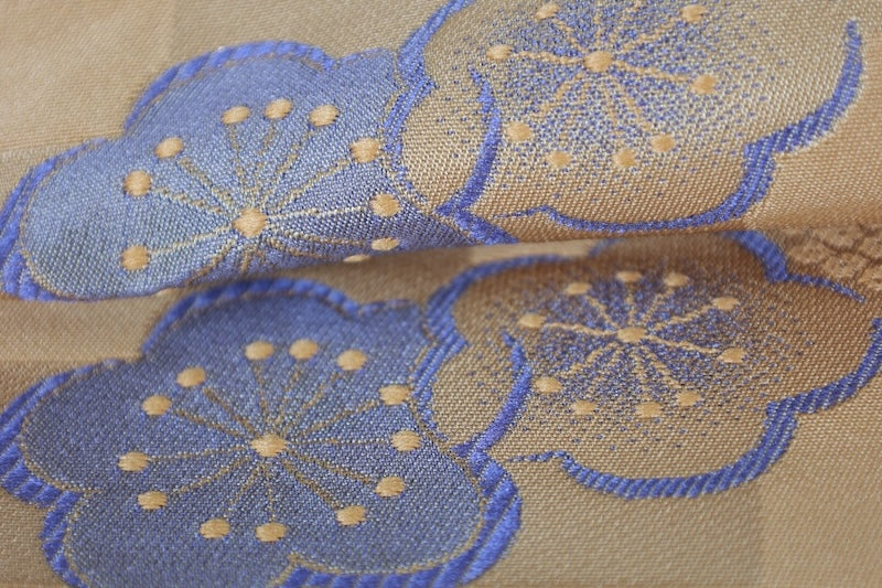 Japanese used sash belt (Nagoya-obi) polyester  /B1280