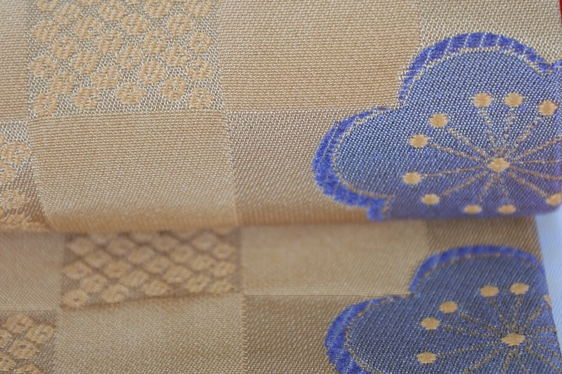 Japanese used sash belt (Nagoya-obi) polyester  /B1280