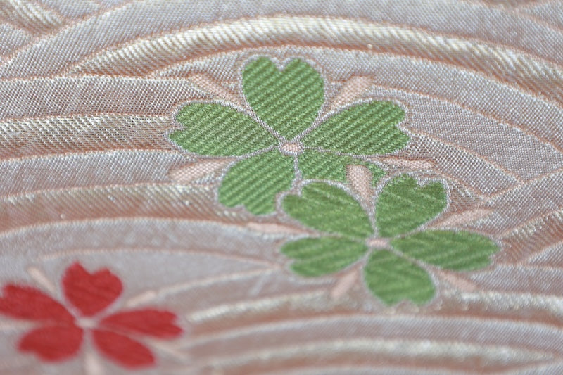 Japanese used sash belt (Nagoya-obi) polyester  /B1278