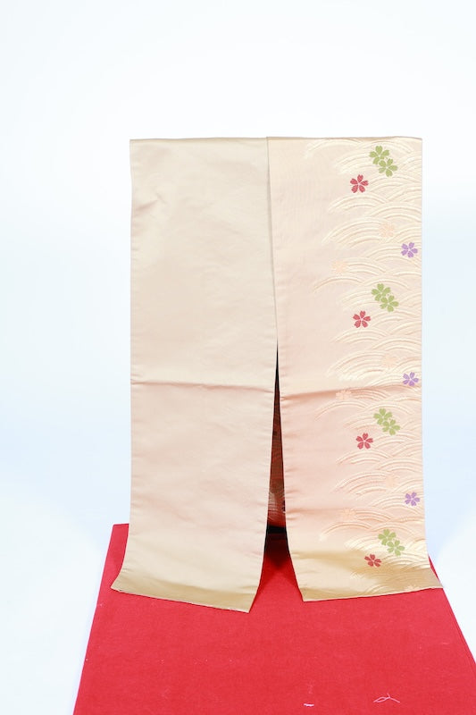 Japanese used sash belt (Nagoya-obi) polyester  /B1278