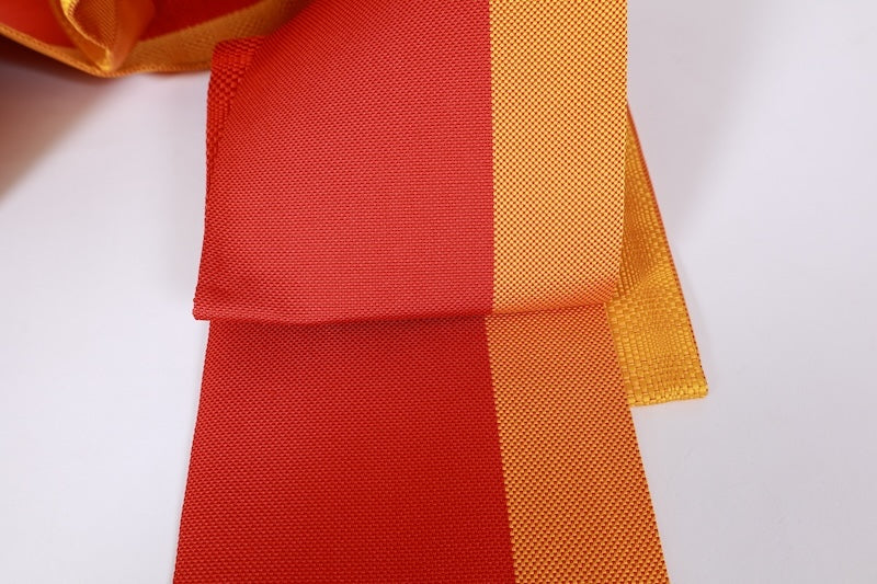Japanese kimono sash belt (Hanhaba-obi)  Silk-100%/B652
