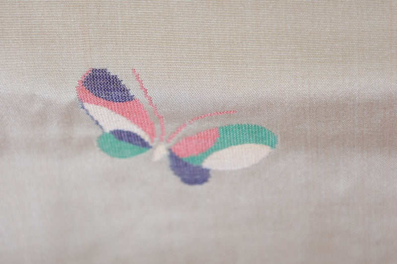 Japanese used sash belt (Nagoya-obi) polyester  /B1277