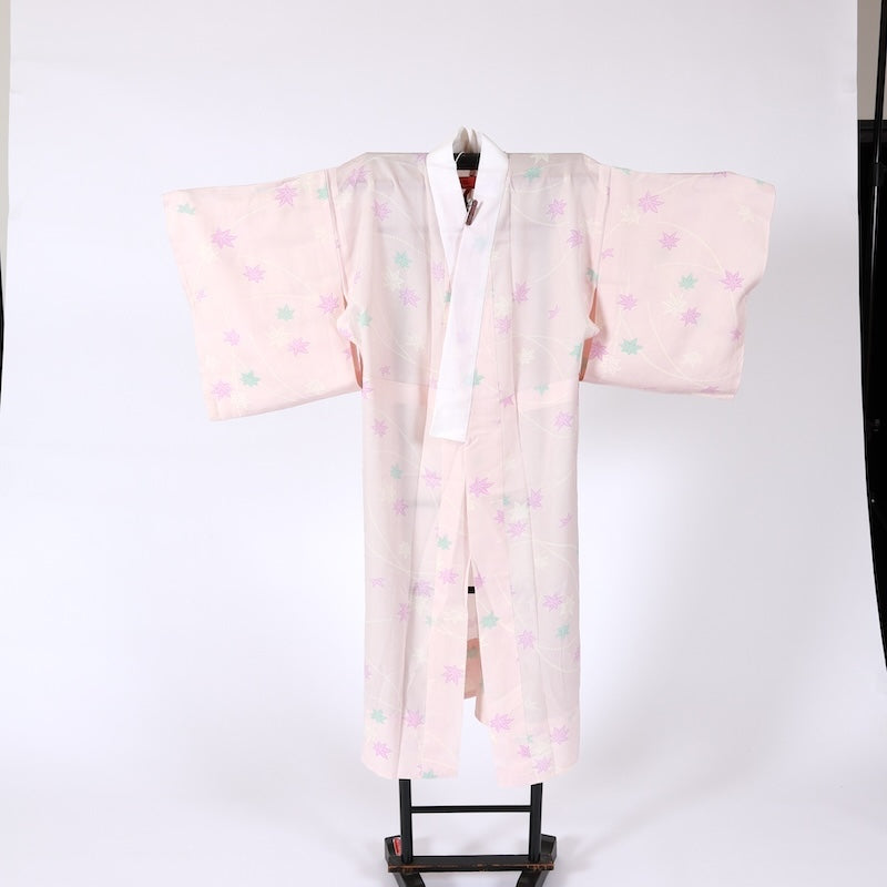 Wear under the kimono undershirt　used(Nagazyuban)   M-size tetoron/ A250