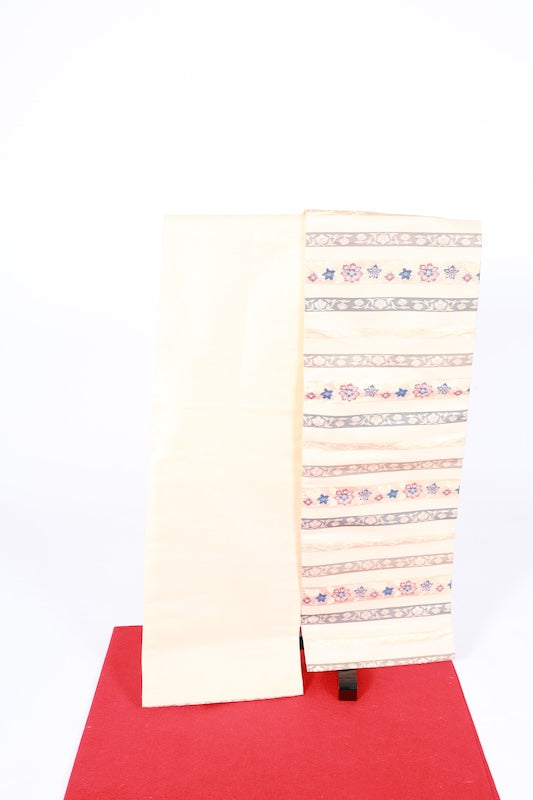 Japanese used sash belt (Nagoya-obi) polyester  /B1275