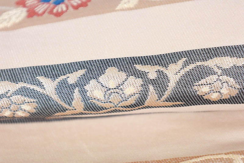 Japanese used sash belt (Nagoya-obi) polyester  /B1275