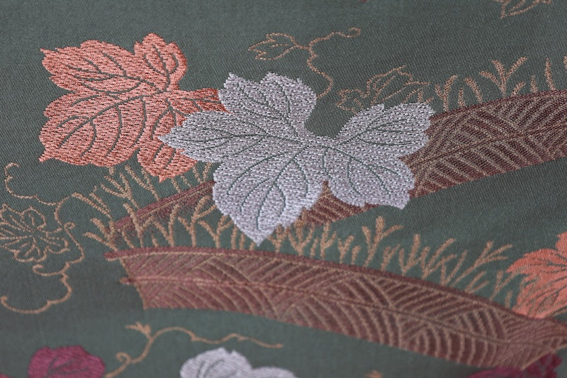 Japanese used sash belt (Nagoya-obi) polyester  /B1272