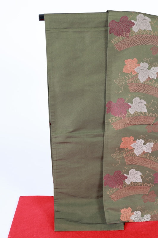 Japanese used sash belt (Nagoya-obi) polyester  /B1272