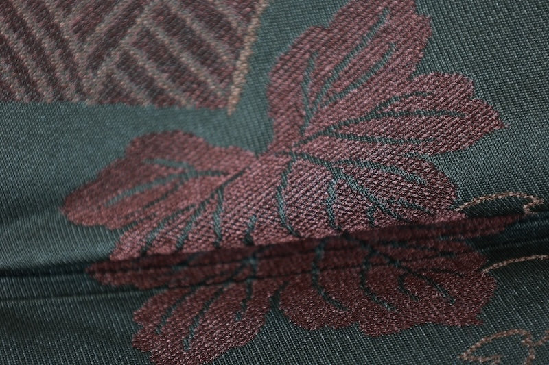 Japanese used sash belt (Nagoya-obi) polyester  /B1272