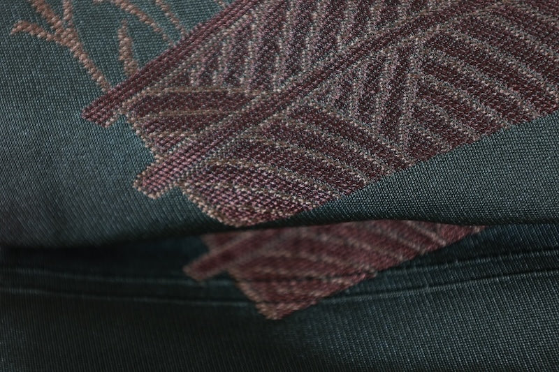 Japanese used sash belt (Nagoya-obi) polyester  /B1272