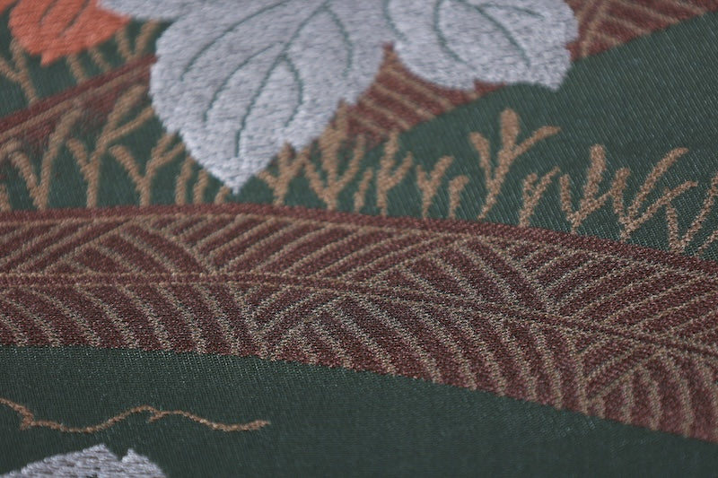 Japanese used sash belt (Nagoya-obi) polyester  /B1272