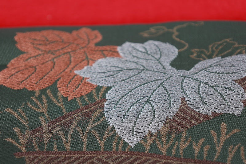 Japanese used sash belt (Nagoya-obi) polyester  /B1272