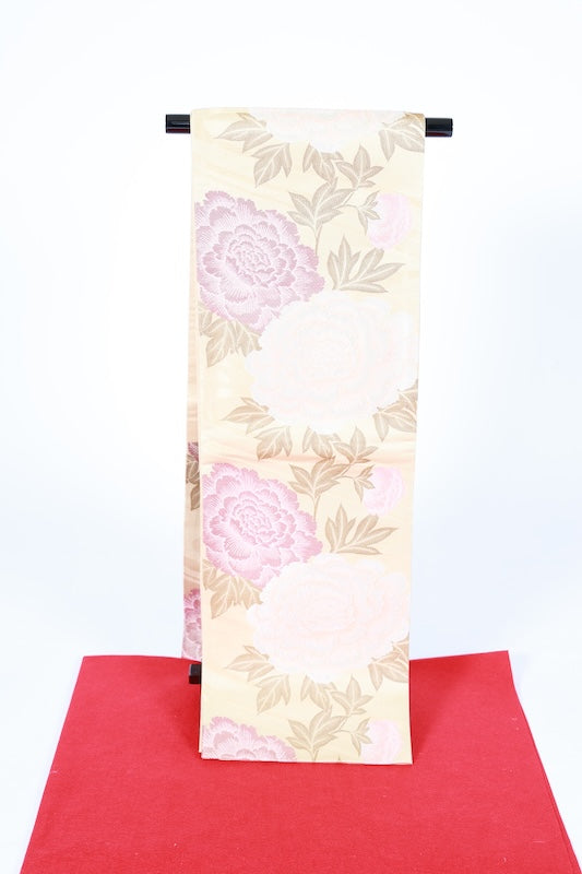 Japanese used sash belt (Nagoya-obi) polyester  /B1271