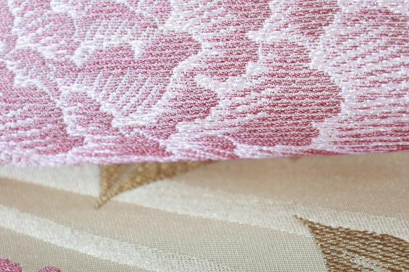 Japanese used sash belt (Nagoya-obi) polyester  /B1271