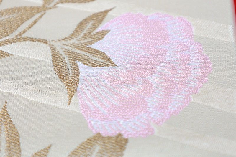 Japanese used sash belt (Nagoya-obi) polyester  /B1271