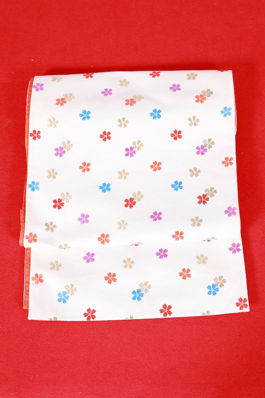 Japanese used sash belt (Nagoya-obi) polyester  /B1270