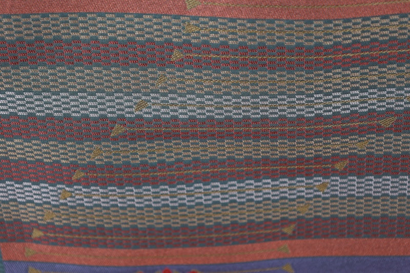 Japanese used sash belt (Nagoya-obi) polyester  /B1284