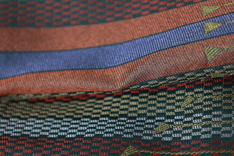 Japanese used sash belt (Nagoya-obi) polyester  /B1284