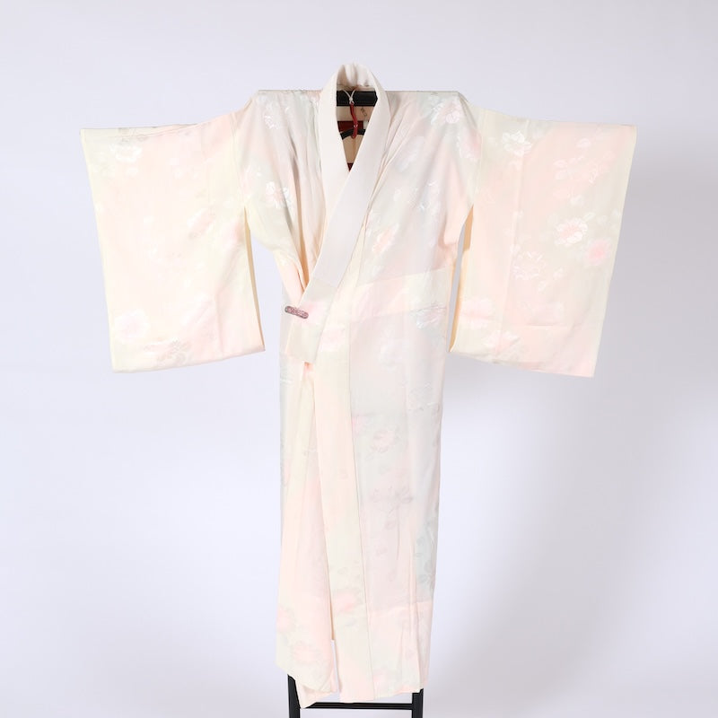 M-sizeWear under the kimono undershirt used(Nagazyuban)    silk/A195