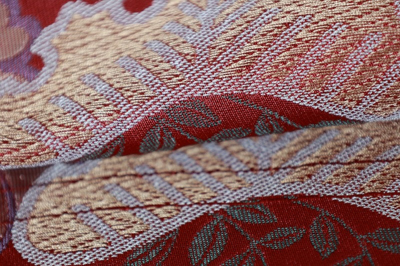 Japanese used sash belt (Nagoya-obi) polyester  /B1267