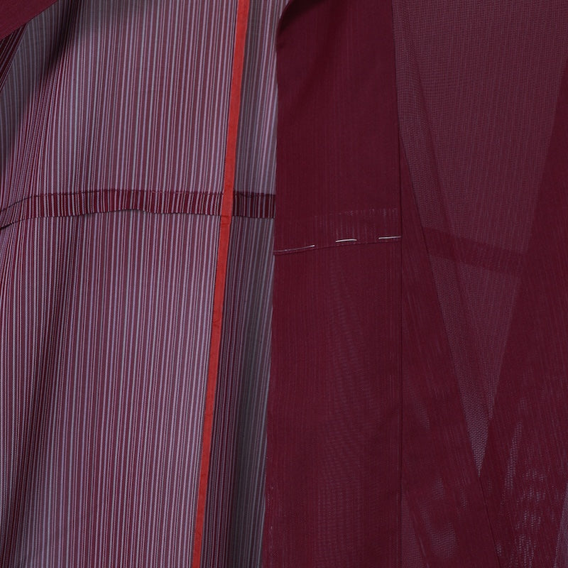 Japanese kimono used <Iromuzi> Msize  silk 100% /T261