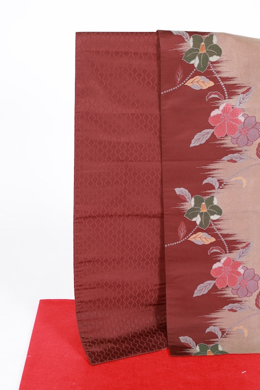 Japanese used sash belt (Nagoya-obi) polyester  /B1266