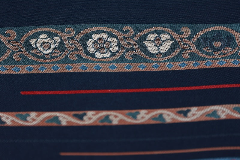 Japanese used sash belt (Nagoya-obi) polyester  /B1265