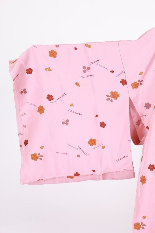 Japanese kimono’s underwear used <Nagazyuban>   silk 100% /B1306