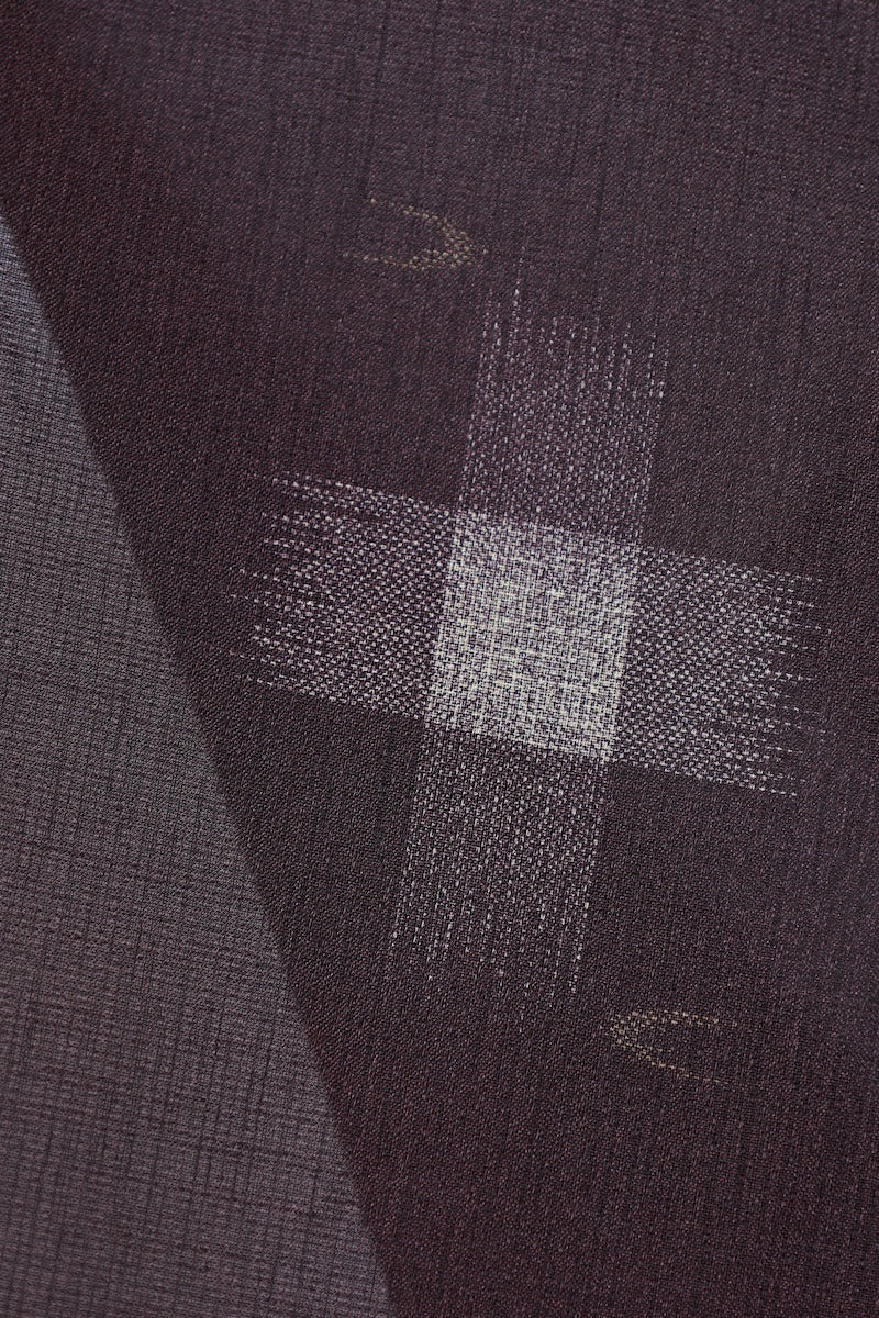 Japanese kimono used <komon> Msize  polyester /B646