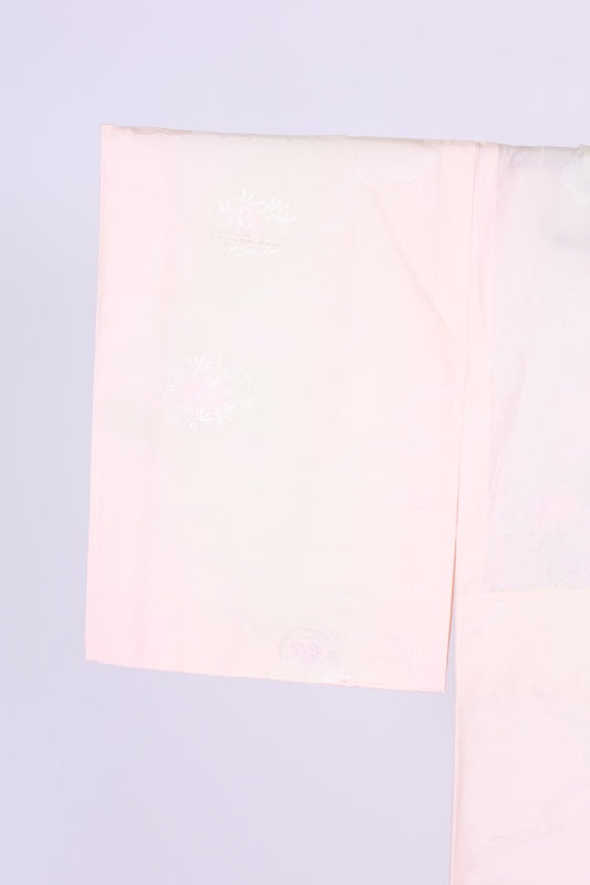 Japanese kimono’s underwear used <Nagazyuban>   silk 100% /B1305