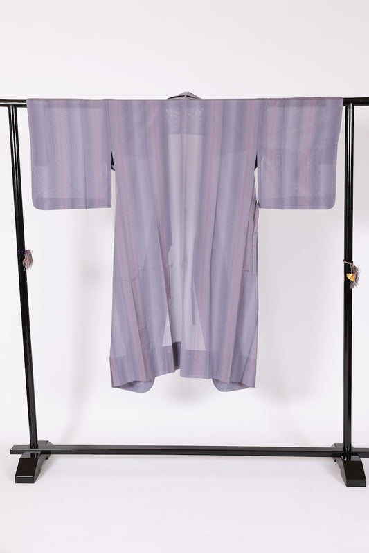 Japanese kimono  Coat (rain coat) M-size 100% silk  / B639