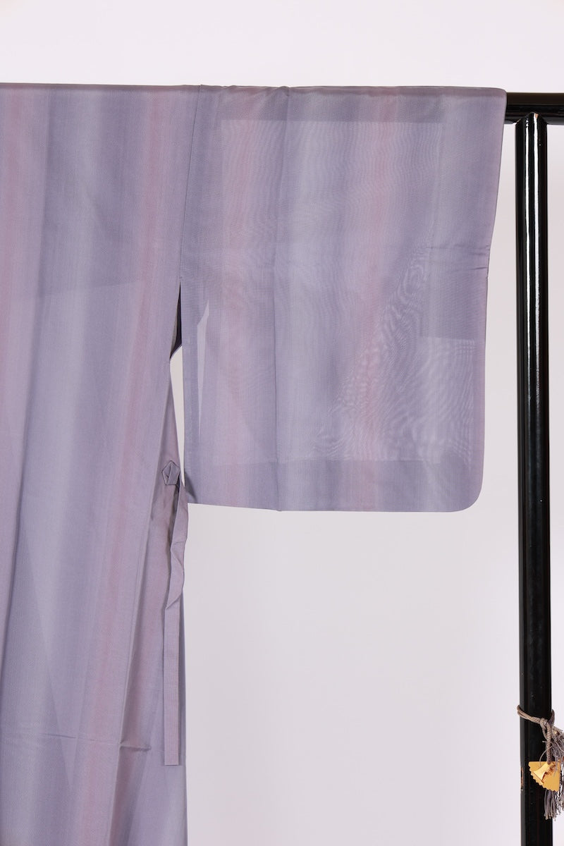 Japanese kimono  Coat (rain coat) M-size 100% silk  / B639