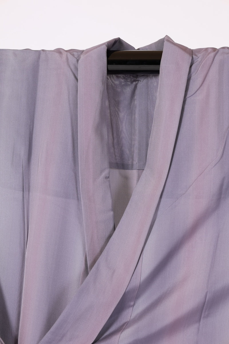 Japanese kimono  Coat (rain coat) M-size 100% silk  / B639