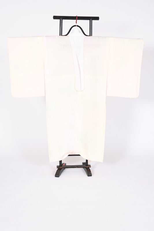 Japanese kimono’s underwear used <Nagazyuban>   silk 100% /B1303