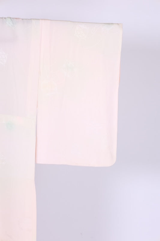 Japanese kimono’s underwear used <Nagazyuban>   silk 100% /B1303