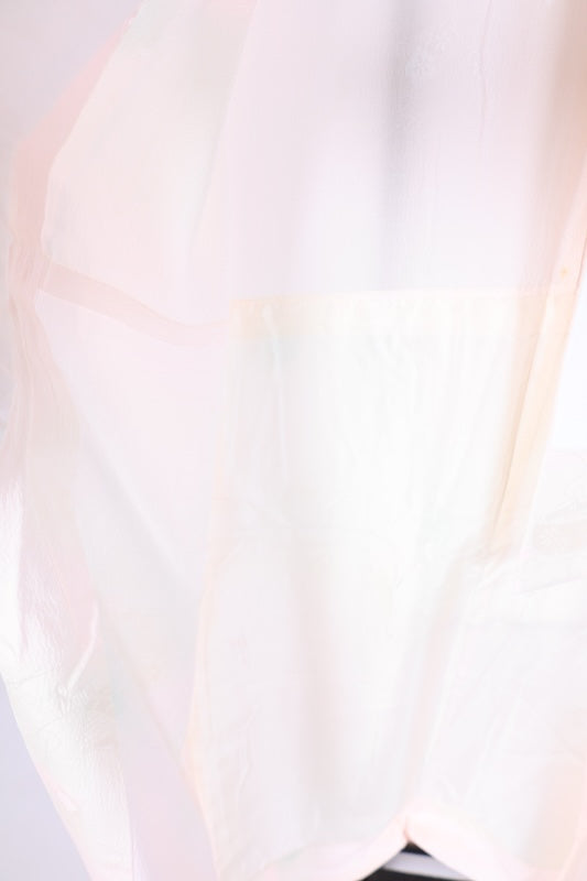 Japanese kimono’s underwear used <Nagazyuban>   silk 100% /B1303