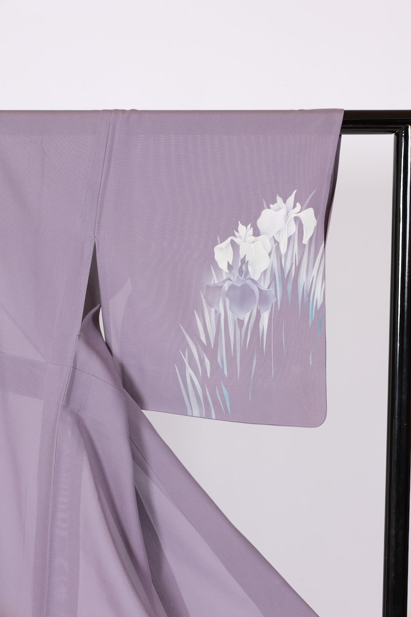 Japanese kimono used <ysukesage> Lsize  silk 100% /B637