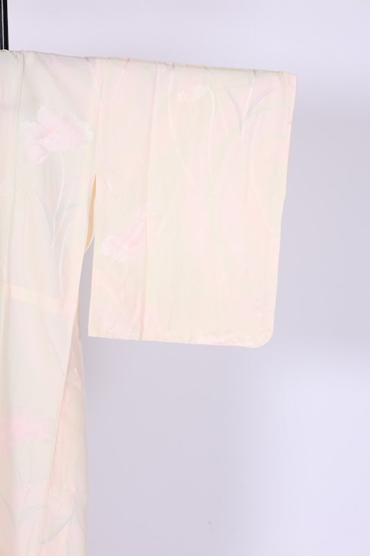 Japanese kimono’s underwear used <Nagazyuban>   silk 100% /B1302