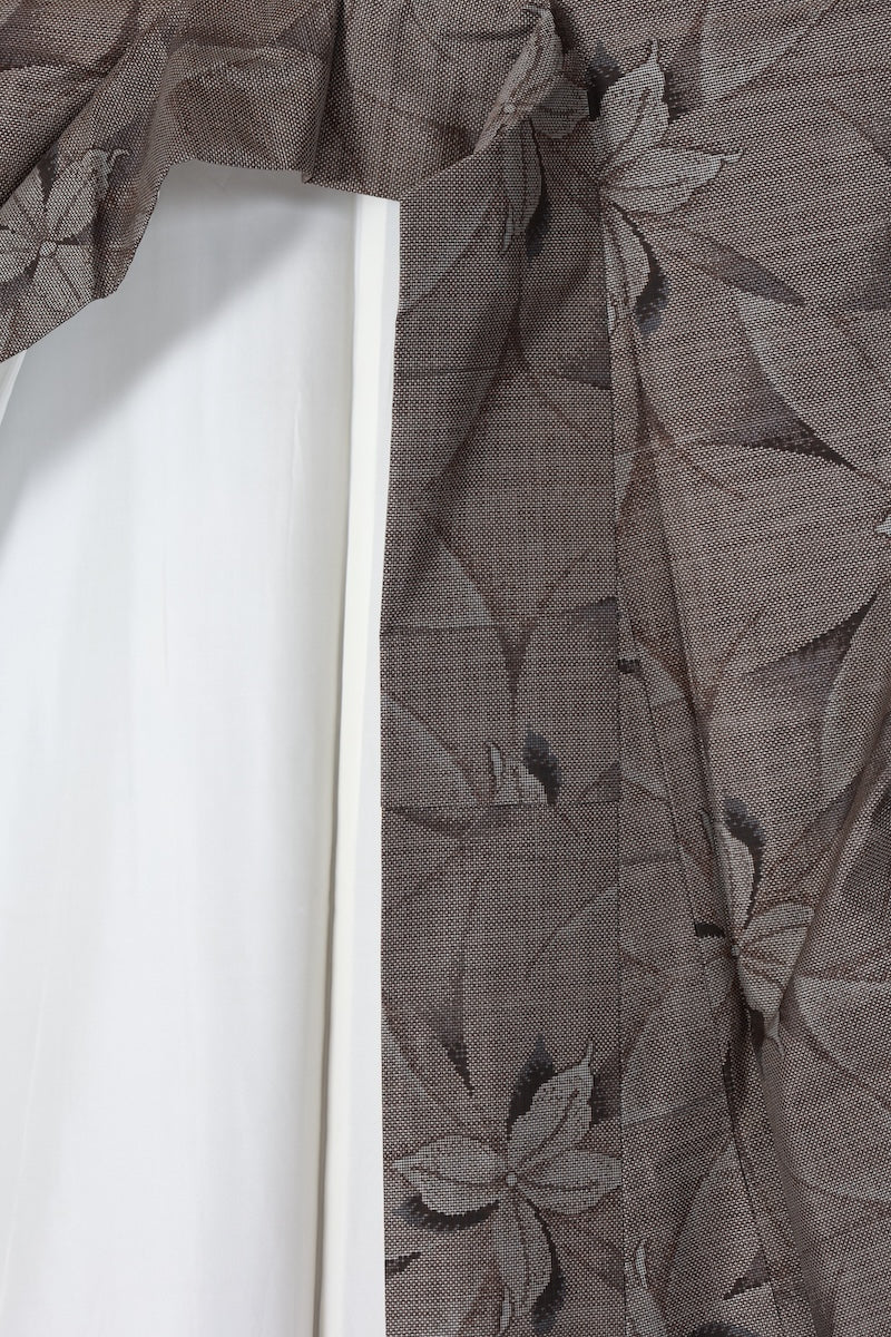 Japanese kimono used <tsumugi> Msize  silk 100% /B534