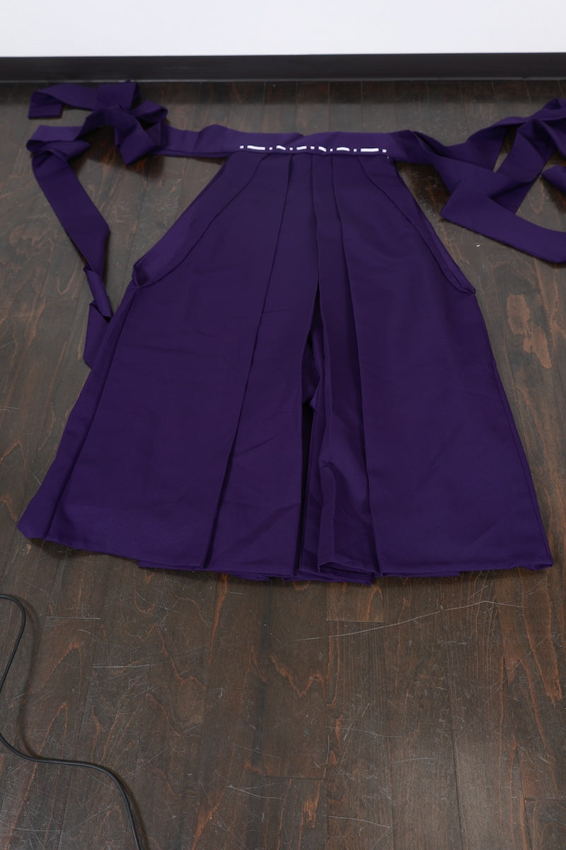 Men's Shinto Priest Hakama – Purple – Split-Leg Style – AZ74