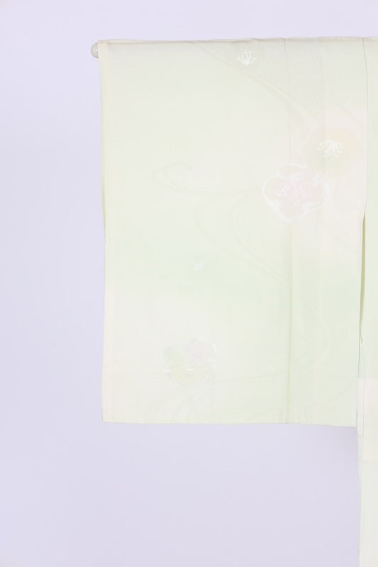 Japanese kimono’s underwear used <Nagazyuban>   silk 100% /B1298