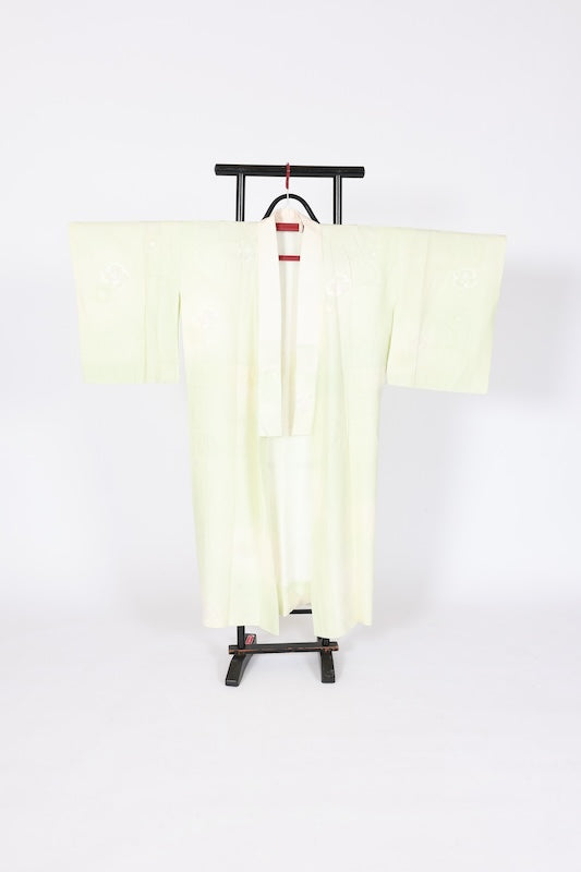 Japanese kimono’s underwear used <Nagazyuban>   silk 100% /B1298