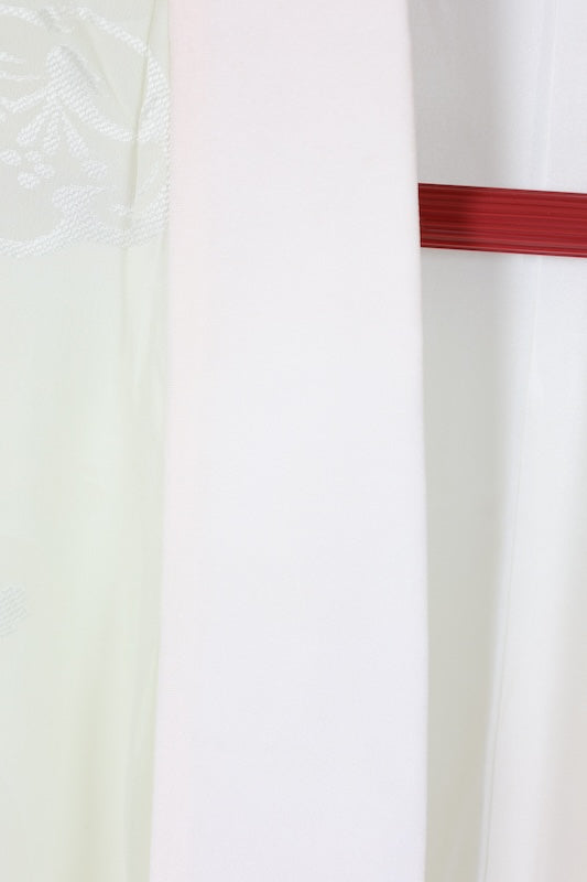 Japanese kimono’s underwear used <Nagazyuban>   silk 100% /B1298
