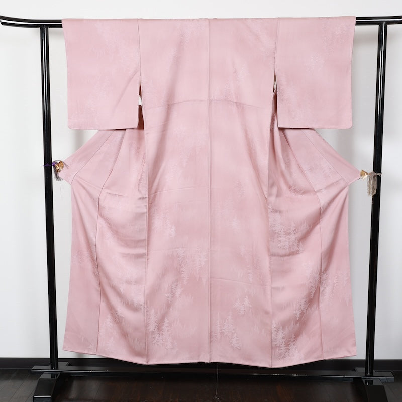 New Unused Japanese kimono <iromuzi> Msize  silk 100% /T243