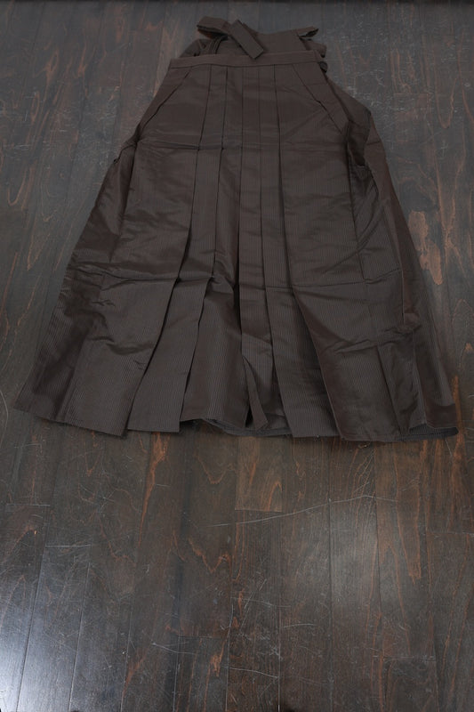 Men's Hakama – Shades of Brown with Stripes – Andon Style – AZ69