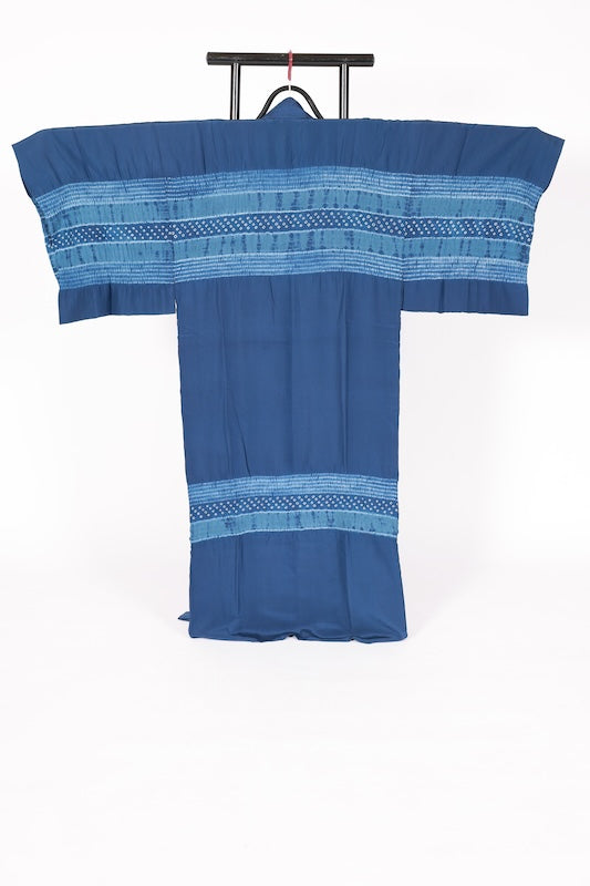 Japanese Men's kimono,haori、nagajyuban, 3piece set used  L-size  silk 100% /B1294